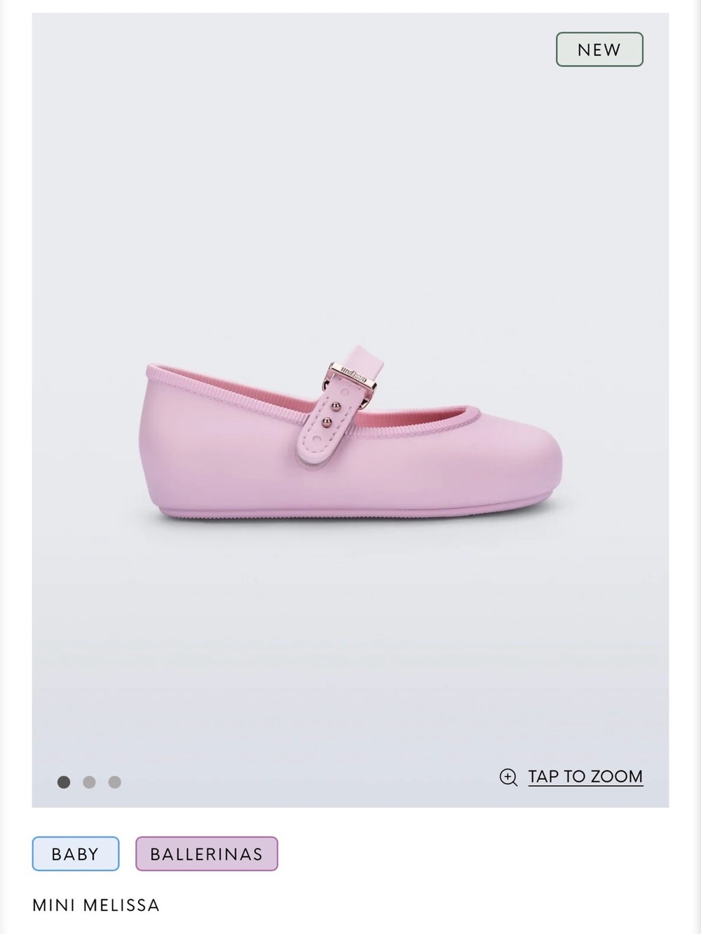 ISOOOOO mini melissa ballet flats - toddler size 6